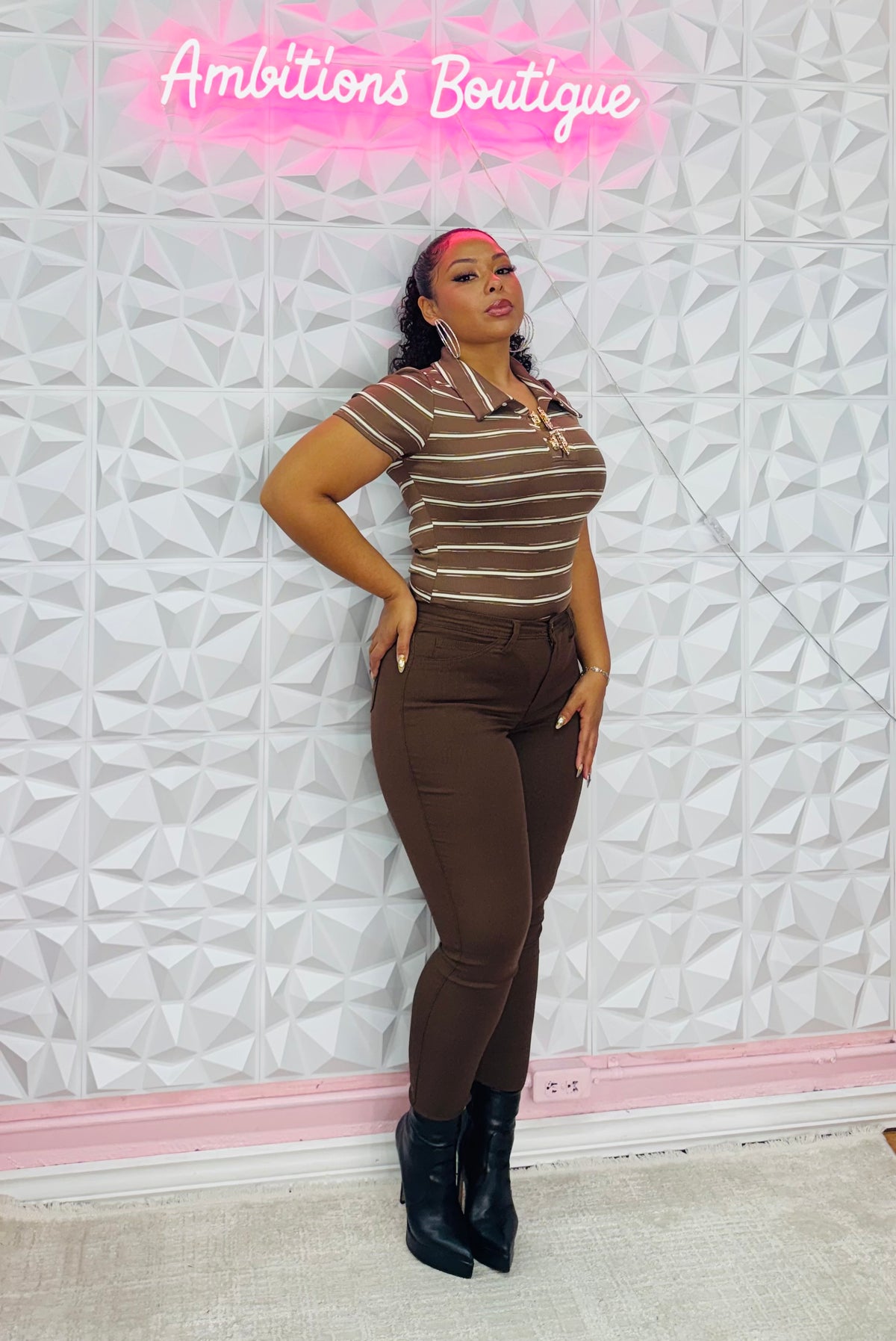 Chocolate drop bodysuit