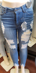 Distressed top to bottom Jeans p42